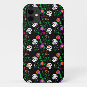Case-Mate iPhone Case crâne à sucre noir