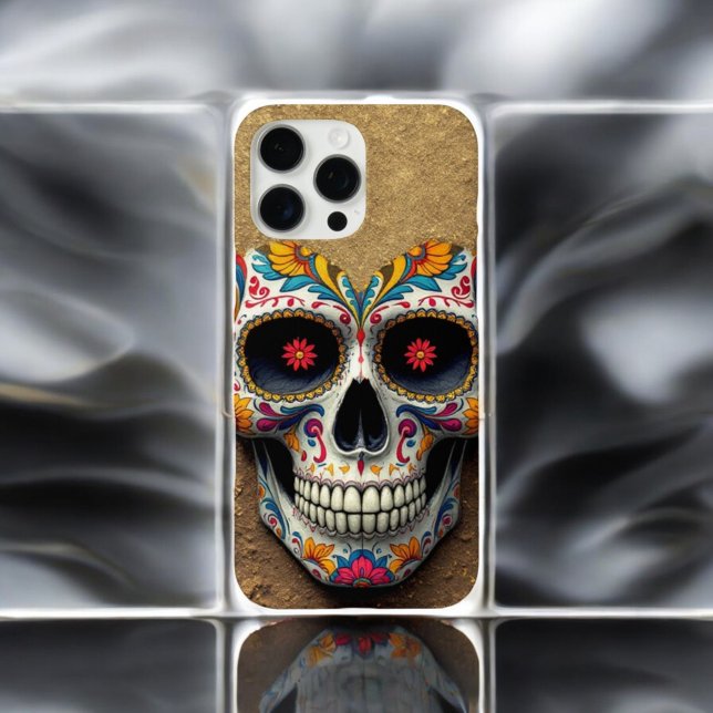 Coques Case-Mate iPhone Crâne à sucre or (Créateur téléchargé)