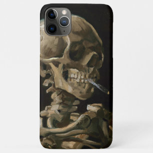 Coque iPhone 11 Pro Max Crâne avec brûler la cigarette Vincent van Gogh Ar