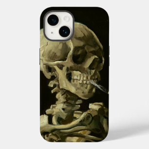 Coque Pour iPhone 14 Crâne avec Cigarette Van Gogh Coque-Mate