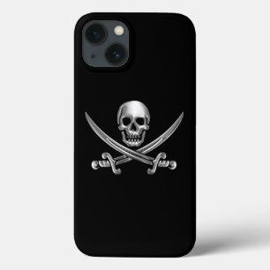 Case-Mate iPhone Case Crâne d'argent et épées croisées