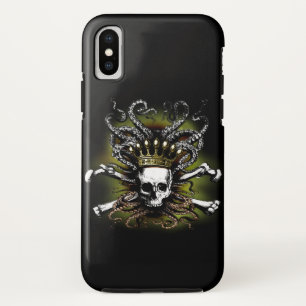 Coque iPhone X Crâne de calmar roi