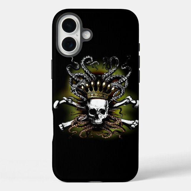 Coques Case-Mate iPhone Crâne de calmar roi (Verso)