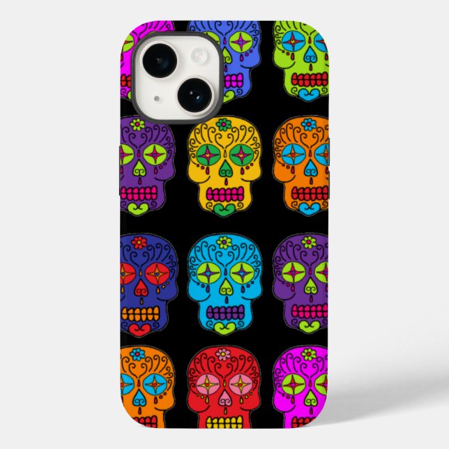 Coques Case-Mate iPhone Crâne de Sucre (Verso)