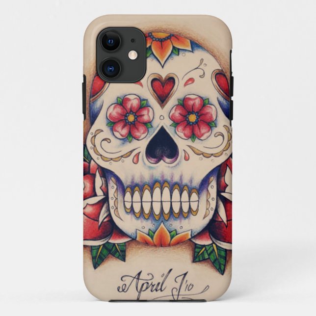 Coques Case-Mate iPhone crâne de sucre (Dos)