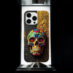 Coques iPhone 16 Pro Max Crâne de sucre artistique