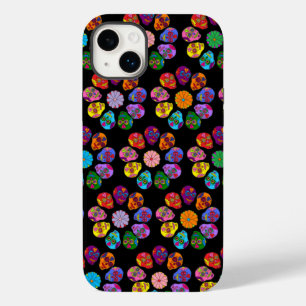 Coque Pour iPhone 14 Plus Crâne de Sucre Fleur
