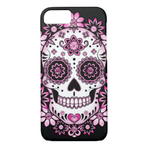 Case-Mate iPhone Case Crâne de sucre rose