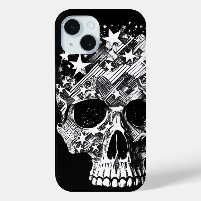 Coques Case-Mate iPhone Crâne et étoiles IV (Verso)