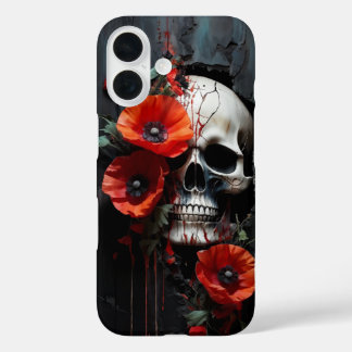 Coque Pour iPhone 16 Crâne et pavois