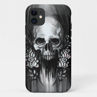 Coques Pour iPhone Crâne et roses