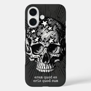 Coque Pour iPhone 16 Crâne & Étoiles III
