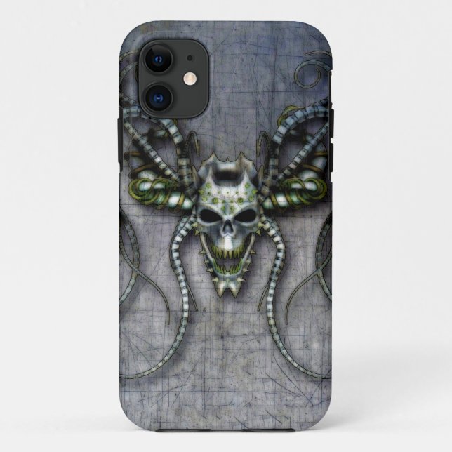 Coques Case-Mate iPhone Crâne étranger (Dos)