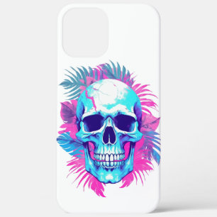 Case-Mate iPhone Case Crâne floral en style Vaporwave