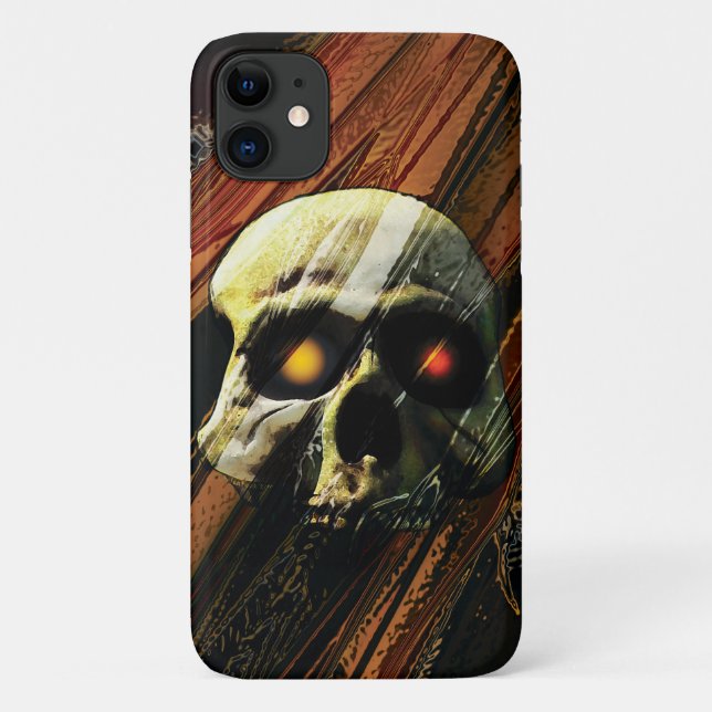 Coques Case-Mate iPhone Crâne foncé (Dos)