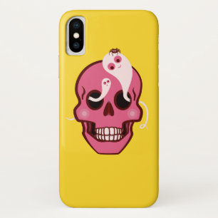 Case-Mate iPhone Case Crâne mou Avec Araignée Et Fantômes Dans Les Socke