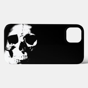 Coques Pour iPhone Crâne noir et blanc
