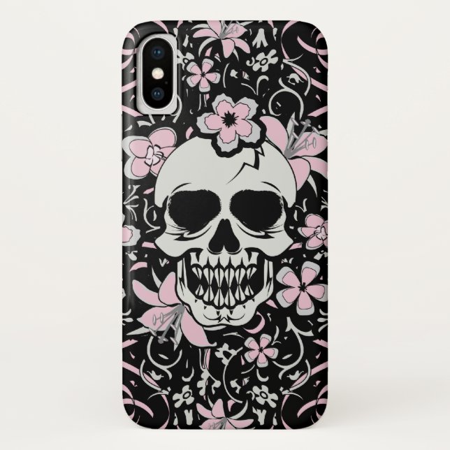 Coques Case-Mate iPhone Crâne Vintage (Dos)