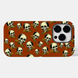 Coque Pour iPhone 14 Pro Crânes décoratifs vintages