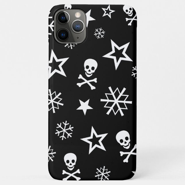 Coques Case-Mate iPhone Crânes et flocons de neige (Dos)