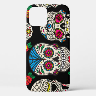 Case-Mate iPhone Case Crânes et Roses mexicains : Conception Vintage