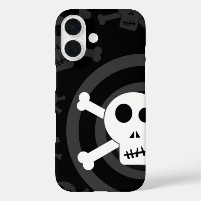 Coques Case-Mate iPhone =[ Crânes & Os croisés ]=  (Verso)