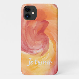 Case-Mate iPhone Case Cravate-Dye flamme rouge orange peint Aquarelle d'