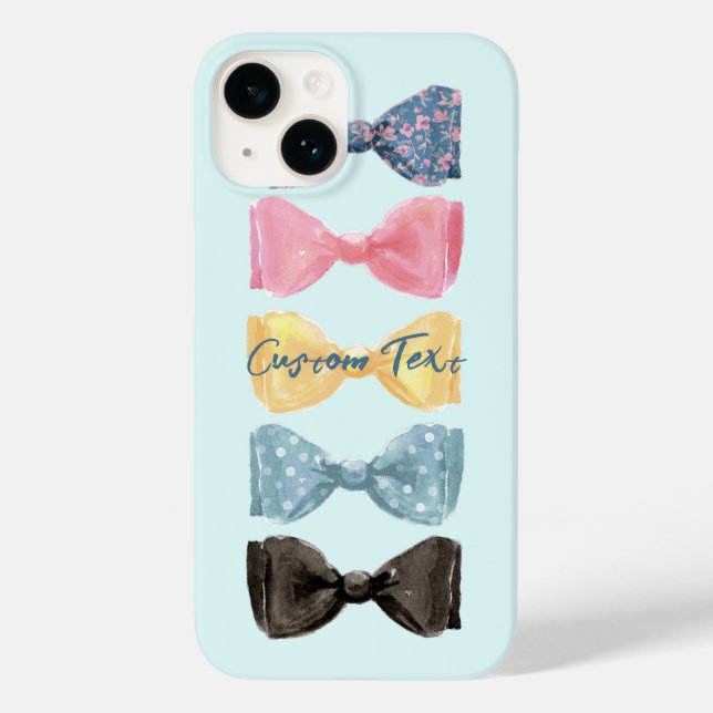Coques Case-Mate iPhone Cravates Bow personnalisés (Verso)