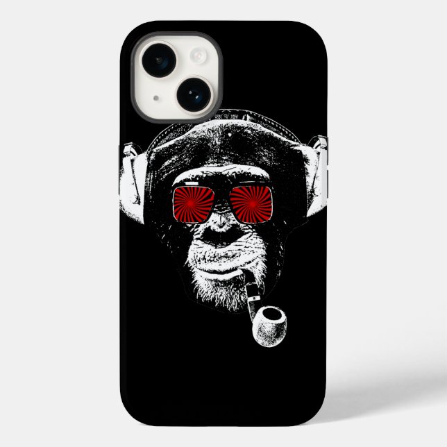 Coques Case-Mate iPhone Crazy singe (Verso)