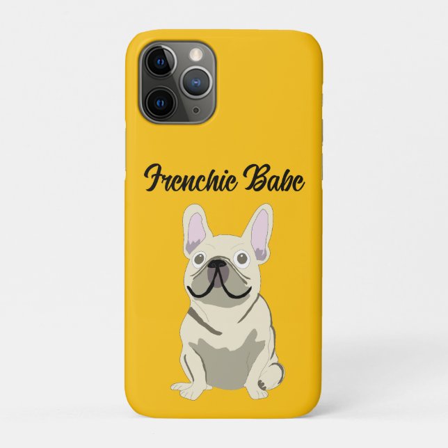 Coques Case-Mate iPhone Cream French Bulldog, Frenchie Babe (Dos)