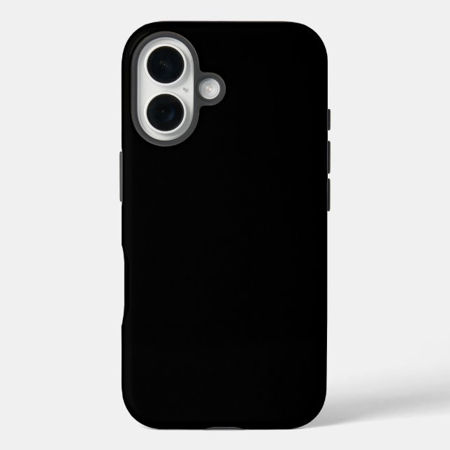 Coques Case-Mate iPhone Create Your Own Black Custom Design Holiday Card (Verso)