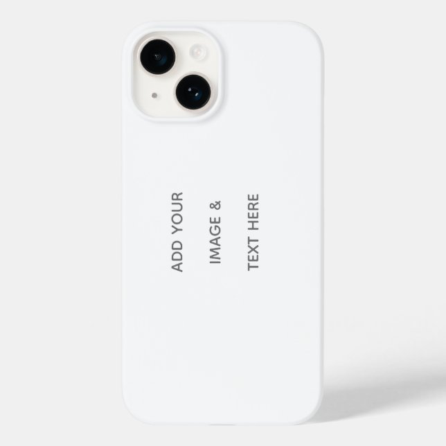 Coques Case-Mate iPhone Create Your Own white  (Verso)