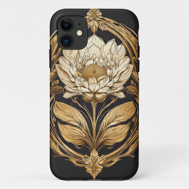 Coques Case-Mate iPhone Création Florale Élégante (Dos)