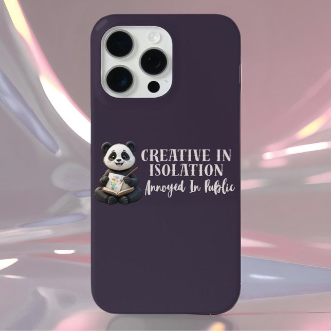 Coques Case-Mate iPhone "Creative Panda iPhone 16 Case – Introvert Artist" (Créateur téléchargé)