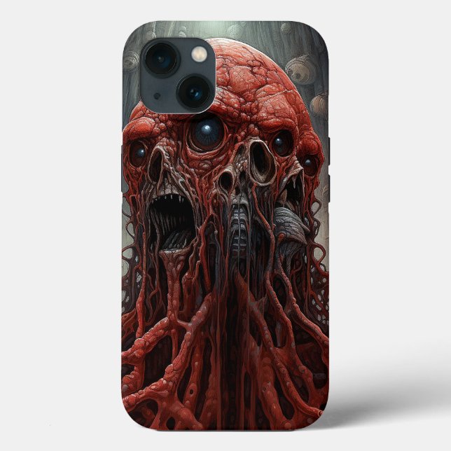 Coques Case-Mate iPhone Créature Alien Sci-fi Horreur Art (Verso)