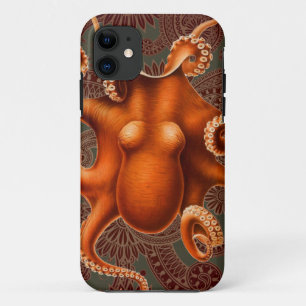 Case-Mate iPhone Case Créature du monstre de la mer d'Octopus Cephalapod