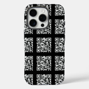 Coques iPhone 16 Pro Créer un Motif de code QR en mosaïque   Couleur mo