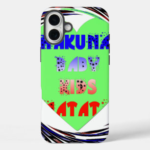 iPhone 16 Plus Case Créez vos propres coeurs lumineux conception bébé 