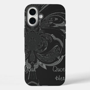 Coques iPhone 16 Plus Créez vos propres idées Jet Black Motif