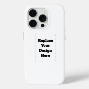 Coque iPhone 15 Pro Créez votre propre blanc