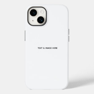 Coque Pour iPhone 14 Créez votre propre blanc