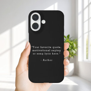 Coque Pour iPhone 16 Créez Votre Propre Citation