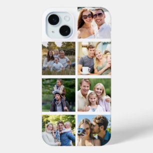 Coque iPhone 15 Mini Créez votre propre collage de 7 photos