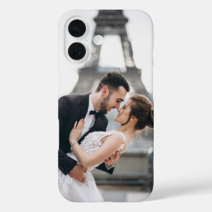 Coque Pour iPhone 16 Créez Votre Propre Photo Mariage Amour Romantique