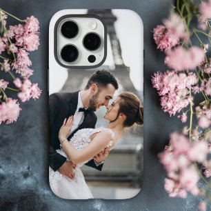 Coques iPhone 16 Pro Créez Votre Propre Photo Mariage Amour Romantique