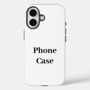 Coque Pour iPhone 16 Créez Votre Propre Promotion de Marque Simple