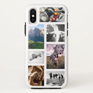 Coque iPhone X Créez-vous votre propre photo/oeuvre/logo Collage 