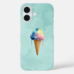 Coque Pour iPhone 16 Crème Glacée