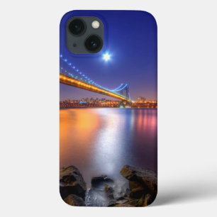 Coques Pour iPhone Crépuscule, George Washington BridgePalisades, NJ.