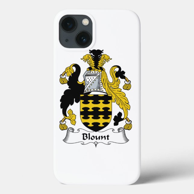 Coques Case-Mate iPhone Crête de famille de Blount (Verso)